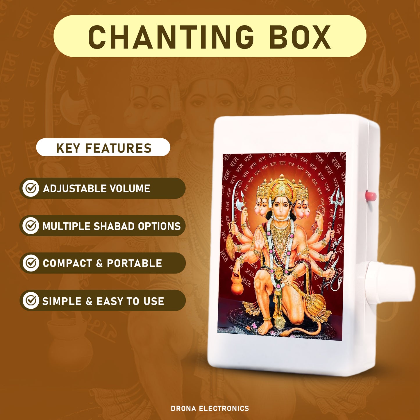 Hanumaan Ji - Chanting Box