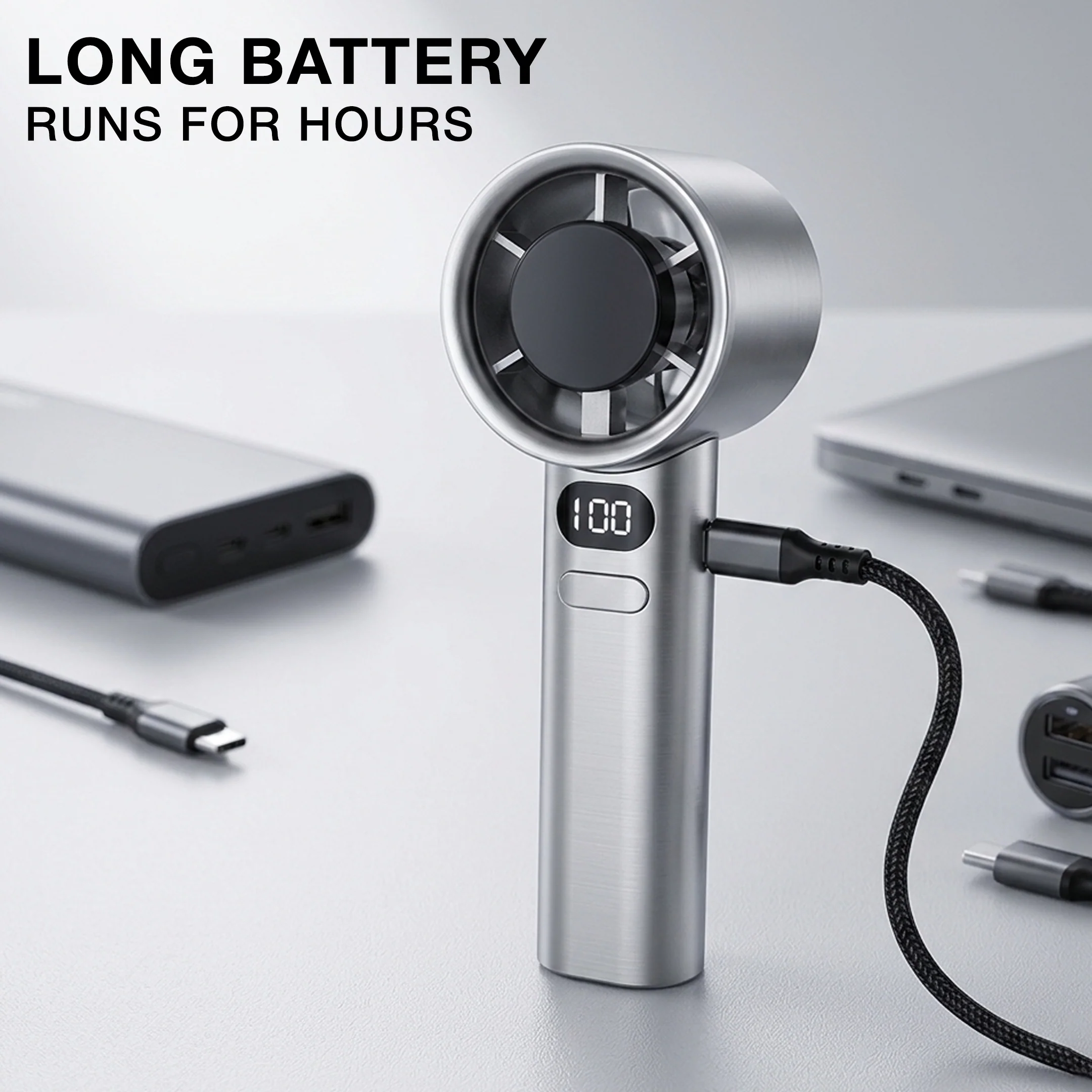 Rechargeable Turbo Handheld Fan