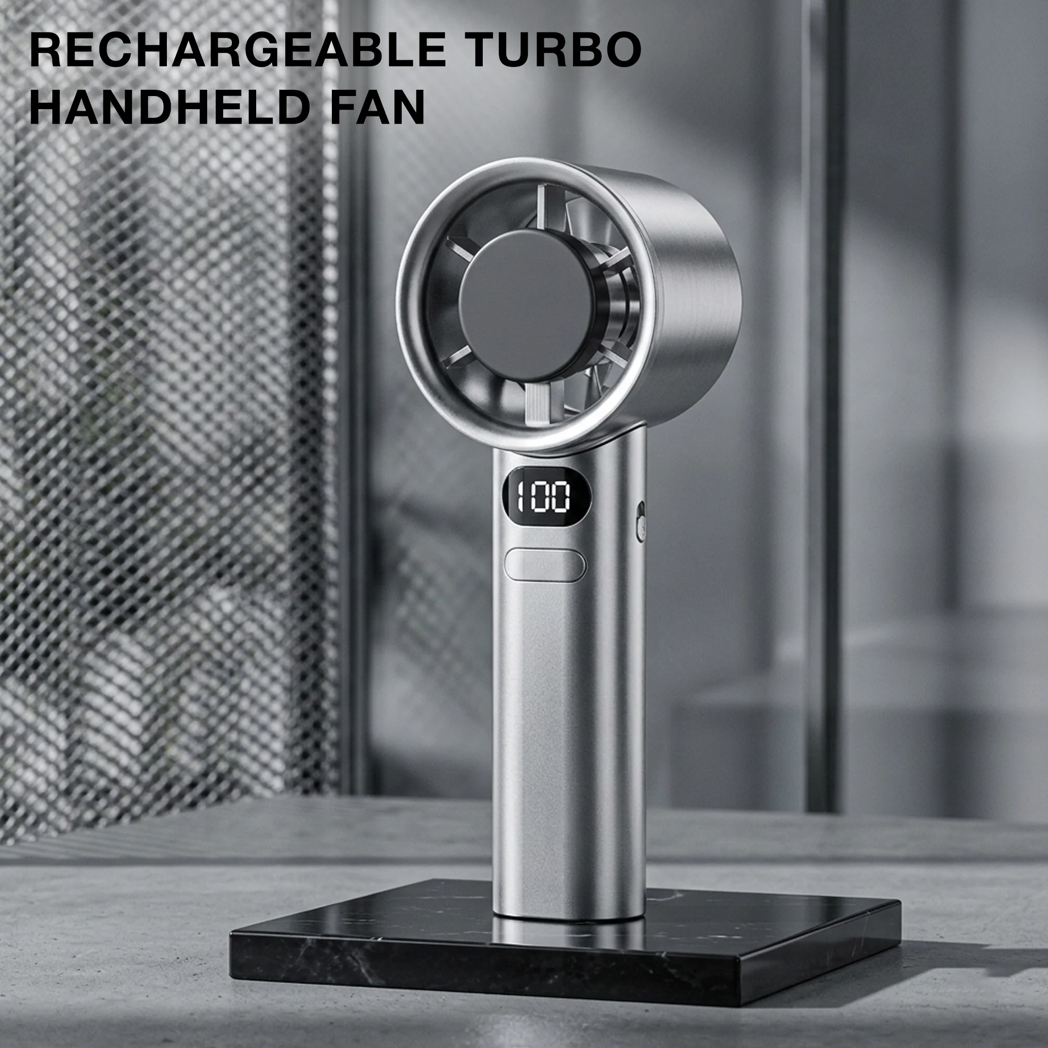 Rechargeable Turbo Handheld Fan